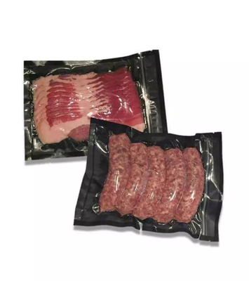 Bolsos negros del almacenamiento de congelador del sellador del vacío de la carne grandes para cocinar de Sous Vide