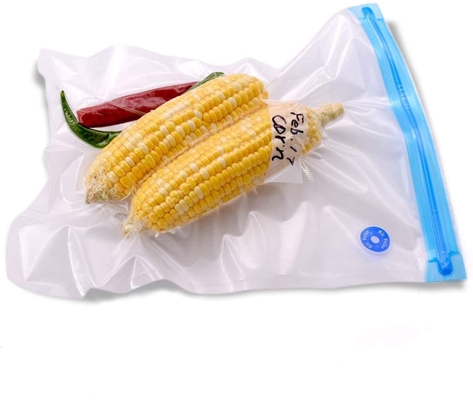 Bolso sellado reutilizable de Sous Vide del vacío de la comida del bolso de la válvula de vacío con la cremallera