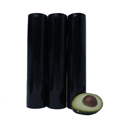 Sellador de encargo Rolls de la comida del vacío del congelador de Logo Black Vacuum Seal Roll