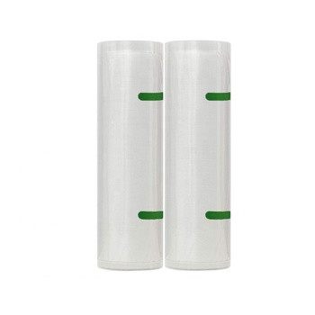 Paquete de 2 bolsas de vacío Sous Vide con logotipo personalizado, rollos de almacenamiento de alimentos suaves