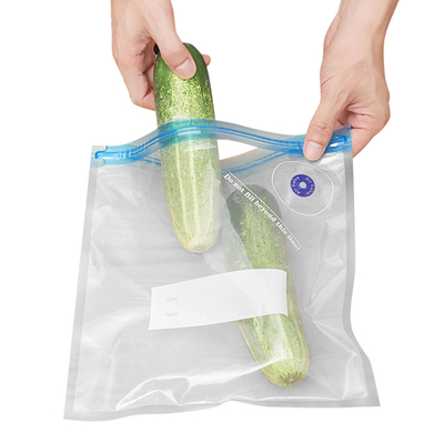 Bolso de la cremallera del vacío de Sous Vide de la categoría alimenticia para el general empaquetado de la cocina