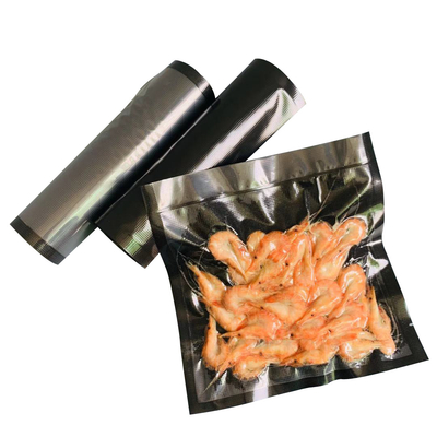 Bolsas de vacío de nylon polivinílicas de Rolls del sello de vacío del negro del hogar para la carne BPA