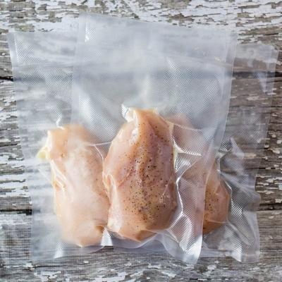 Bolsas de vacío resellables de cocina Bolsa de alimentos precortada con sellador al vacío