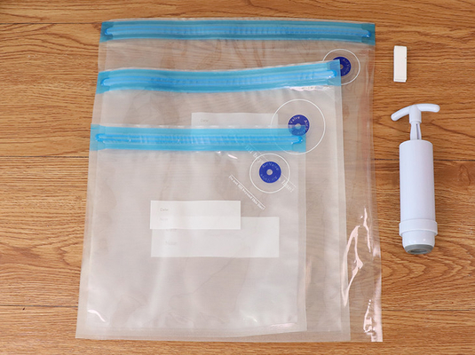 El sellador de alimentos al vacío de nylon empaqueta el paquete de alimentos que se puede volver a sellar Ziplockk personalizado