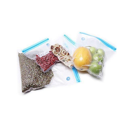 Almacenamiento de sellado reutilizable Bolsas selladas al vacío para alimentos Clips Bolsas Sous Vide