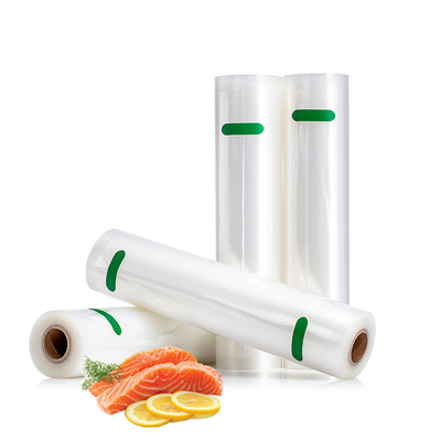 La comida Rolls del vacío texturizó los bolsos de vacío para la caja fuerte del acondicionamiento de los alimentos para el refrigerador del congelador