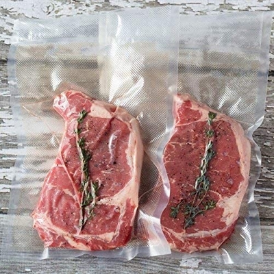 100PCS OEM SGS Bolsas de sellado al vacío Máquina de envasado de alimentos blancos