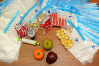 Bolsas de almacenamiento de plástico QS Sous Vide Bolsas superiores con cremallera sin BPA