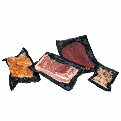 Sous Vide que graba en relieve todo el sello de vacío negro empaqueta la marca del OEM para las nueces de los corazones