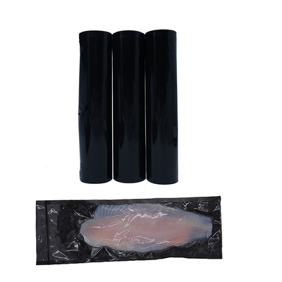 Bolsas de sellado al vacío transparentes y negras Rollos Bolsas de vacío PA PE en relieve
