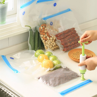 Sous Vide empaqueta el sellador reutilizable libre del vacío de BPA que la cremallera empaqueta para el almacenamiento de la comida