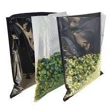 El negro grabado en relieve del sellador del vacío empaqueta el bolso seco del acondicionamiento de los alimentos congelados del PE