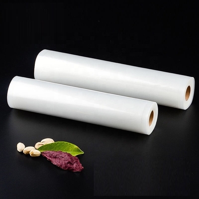 Paquete de 2 rollos de bolsa selladora al vacío de alimentos transparentes de nailon bolsas de vacío de plástico