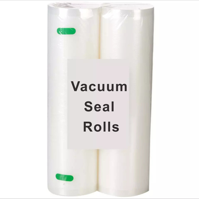 60mic - el sello de vacío libre de 450mic BPA empaqueta transparente congelado grabada en relieve aduana de Rolls
