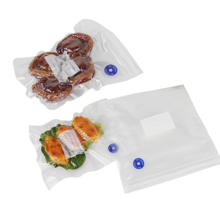 Bolsas reutilizables de plástico que se pueden volver a sellar Sous Vide Bolsas con cremallera al vacío