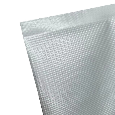 Bolsas de vacío con textura de papel de aluminio para cocina OEM, bolsas de Mylar plateadas