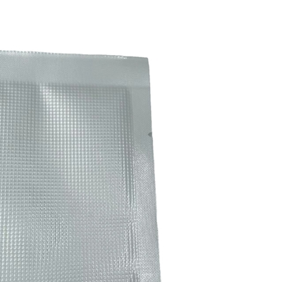 Bolsas de vacío con textura de papel de aluminio para cocina OEM, bolsas de Mylar plateadas