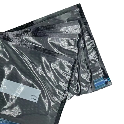 Bolsa azul de la cremallera del sellado caliente del bolso de vacío del almacenamiento de la comida de la cremallera del PA PE de los corazones