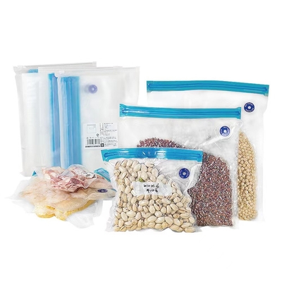 La cremallera del sellador del vacío empaqueta los bolsos de Sous Vide para que se puede volver a sellar reutilizable libre de la comida BPA