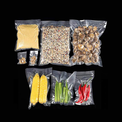 Bolsa plástica de la carne de pescados de las bolsas de nylon transparentes del sellado caliente de la categoría alimenticia