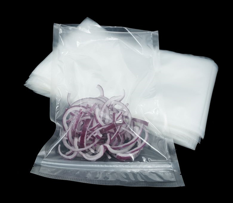 3mil grabó en relieve la cremallera del vacío de la comida empaqueta las bolsas de nylon del vacío