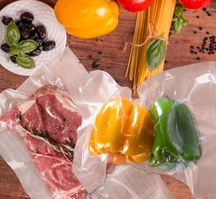 La comida resistente del sellador al vacío empaqueta las bolsas de vacío de nylon para el almacenamiento de alimentos