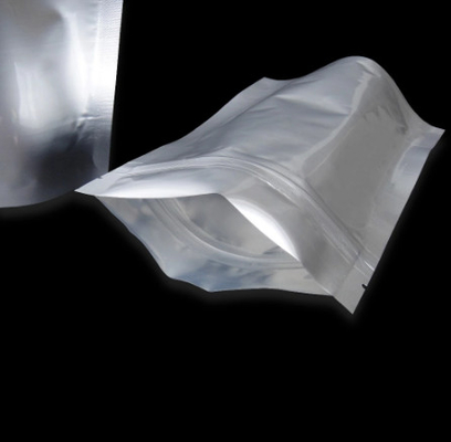 Empaquetado de papel de aluminio mate Bolsa con cierre de cremallera Mylar Almacenamiento de alimentos Bolsa de pie
