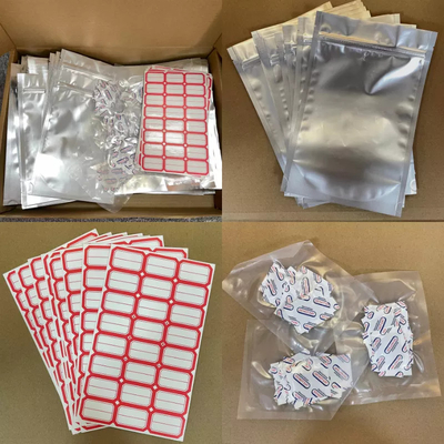 Ziplockk que se puede volver a sellar personalizado Levántese las bolsas de Mylar con absorbentes de oxígeno