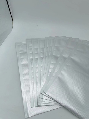 Bolsas de sellado al vacío con textura plana de Mylar, papel de aluminio