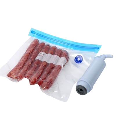 Bolsas de almacenamiento de plástico QS Sous Vide Bolsas superiores con cremallera sin BPA