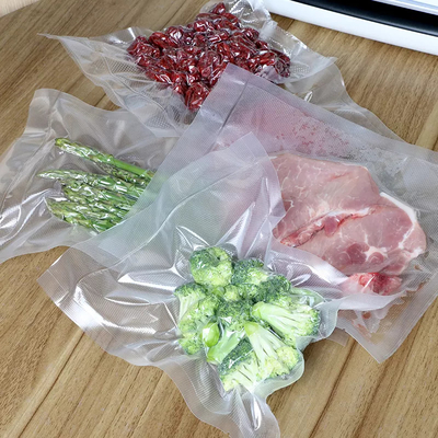 Bolsas de sellado al vacío de nailon sin BPA personalizadas con preparación de comida texturizada y Sous Vide