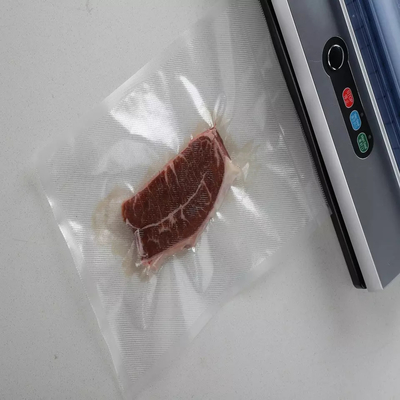 Bolsas de sellado al vacío de nailon sin BPA personalizadas con preparación de comida texturizada y Sous Vide
