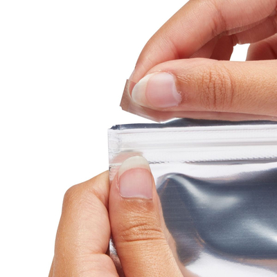 El papel de aluminio que se puede volver a sellar se levanta la prueba del olor del almacenamiento de alimentos de los bolsos de la bolsa con la ventana