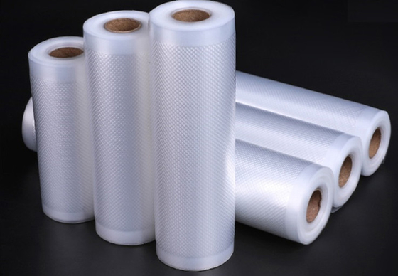 Sellador al vacío grabado en relieve de 3 milésimas de pulgada, bolsas de vacío de nailon de plástico de grado alimenticio