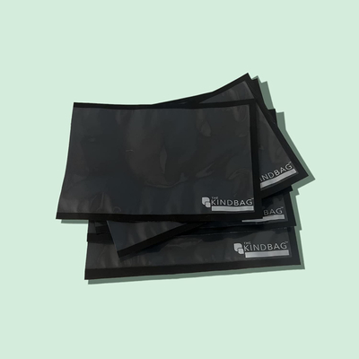 Bolsas selladas negras para almacenamiento de alimentos con sellado al vacío