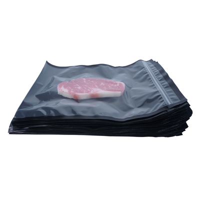 La bolsa de plástico libre negra del polipropileno de la cremallera de los bolsos de vacío de Sous Vide de la barrera de BPA